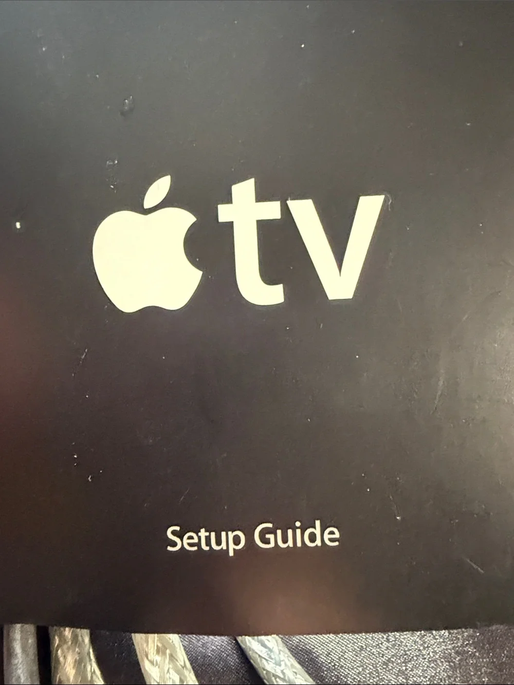 Apple TV Media Player in Black with All Original Parts- Plus an HDMI Cable